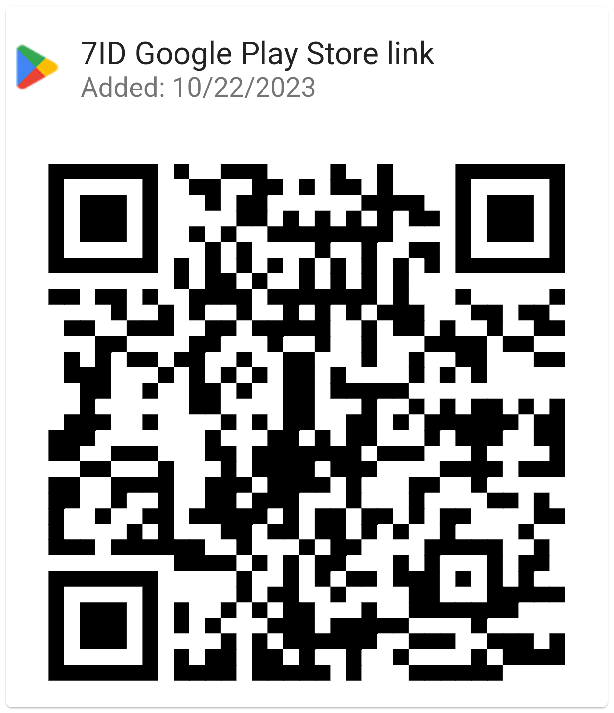 Google Play에서 7ID를 다운로드하세요.