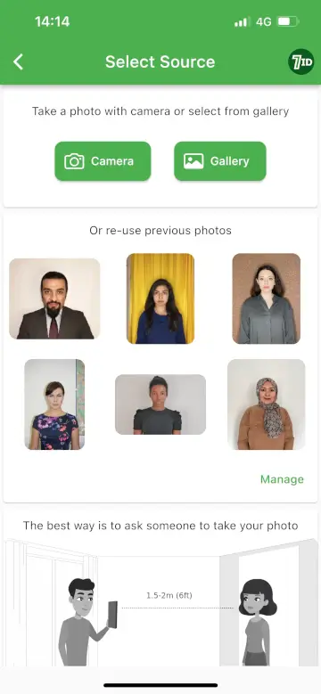 7ID App: Bahrain Passport Photo Maker