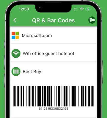 QR-code- en barcodegenerator en opslag: gratis app