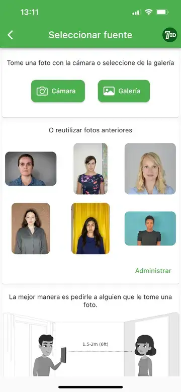 7ID 앱: 스페인어 DNI 포토 메이커