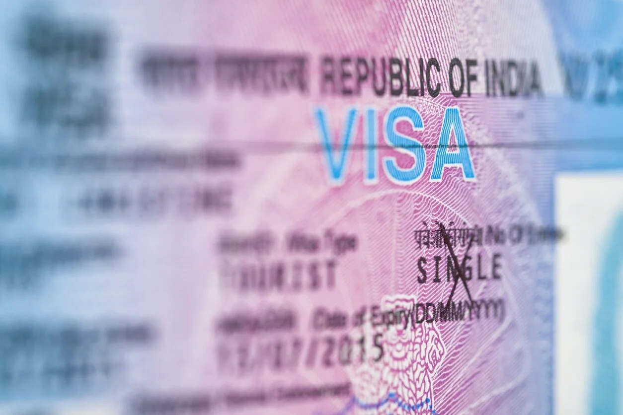 App per foto del visto indiano