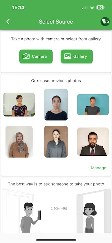 7ID App: ECOWAS Passport Photo Maker