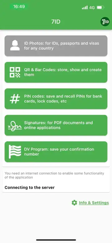 7ID: generatore di PIN e password e app di archiviazione