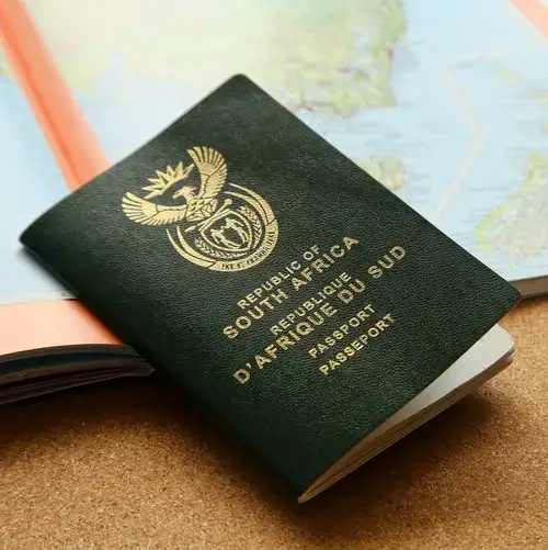 App per passaporti e fototessere del Sudafrica